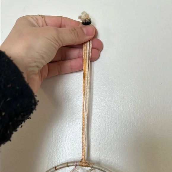 3/$10 🏷️ *LAST CHANCE!*  Handcrafted Dreamcatcher with Beads and Feathers - Picture 6 of 6